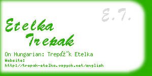 etelka trepak business card